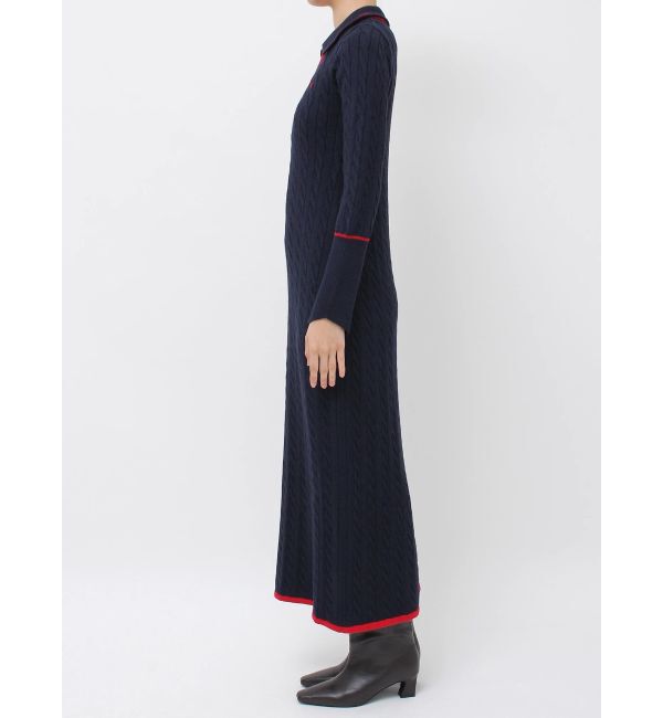 LAGUNAMOON「【POLO BCSコラボ】ケーブルラインニットワンピース」|ワンピース|