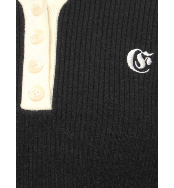 EVRIS「ワンポイントシャツミニニットワンピース」|ワンピース|