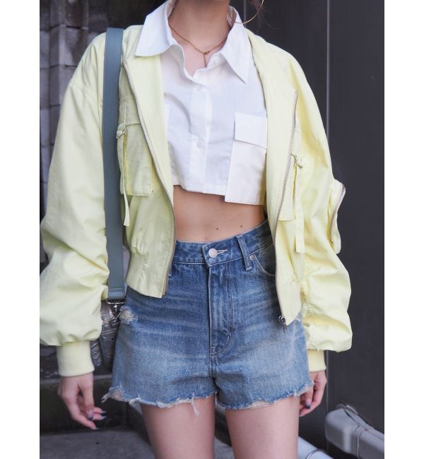 EVRIS「BIGポケットショートMA-1」|ブルゾン・スタジャン|