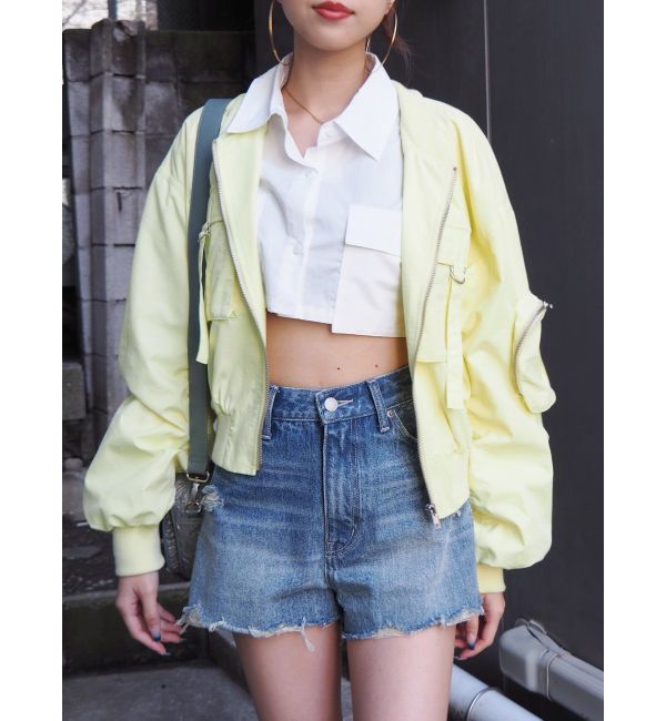 EVRIS「BIGポケットショートMA-1」|ブルゾン・スタジャン|