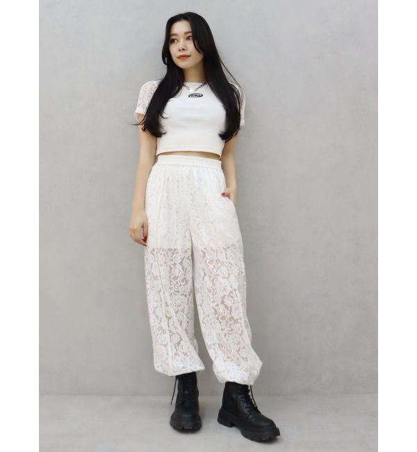 EVRIS「レースパラシュートパンツ」|その他|