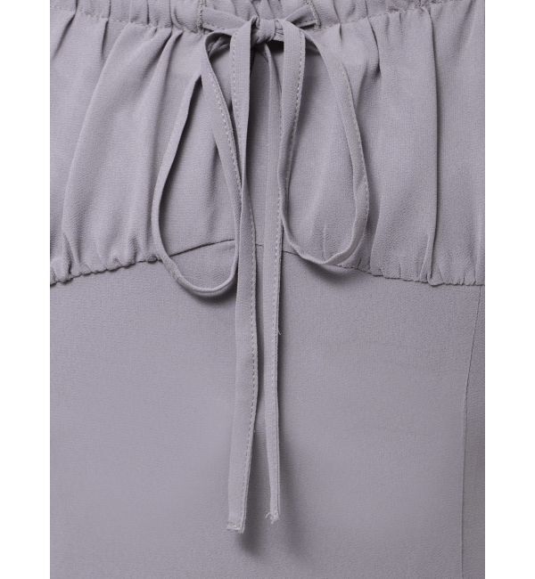 EVRIS「ギャザーアシンメトリーロングワンピース」|ワンピース|