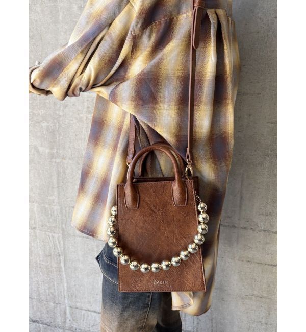 EVRIS「ボールチェーンモチーフスクエアショルダーBAG」|ショルダー・メッセンジャー|