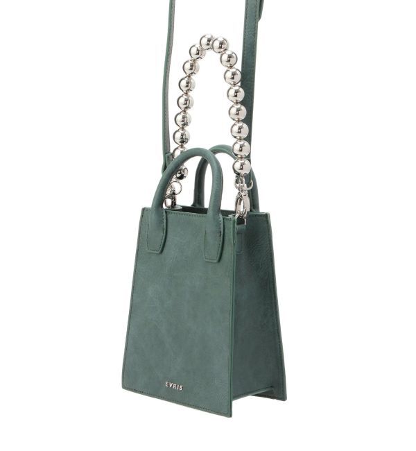 EVRIS「ボールチェーンモチーフスクエアショルダーBAG」|ショルダー・メッセンジャー|