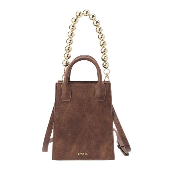 EVRIS「ボールチェーンモチーフスクエアショルダーBAG」|ショルダー・メッセンジャー|