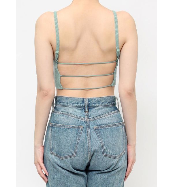 jouetie「バックオープンラメブラレット」|キャミソール|