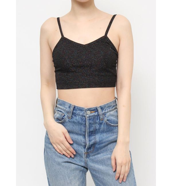 jouetie「バックオープンラメブラレット」|キャミソール|