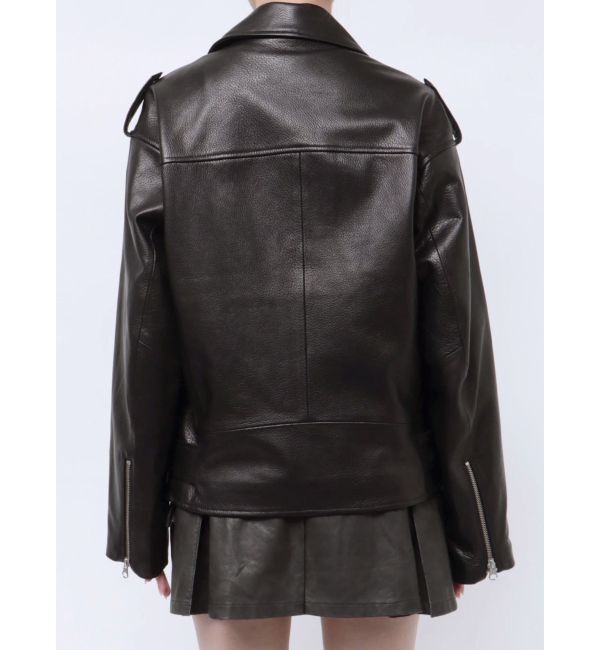 jouetie「【PosTokyo】Real leather riders」|ブルゾン・スタジャン|