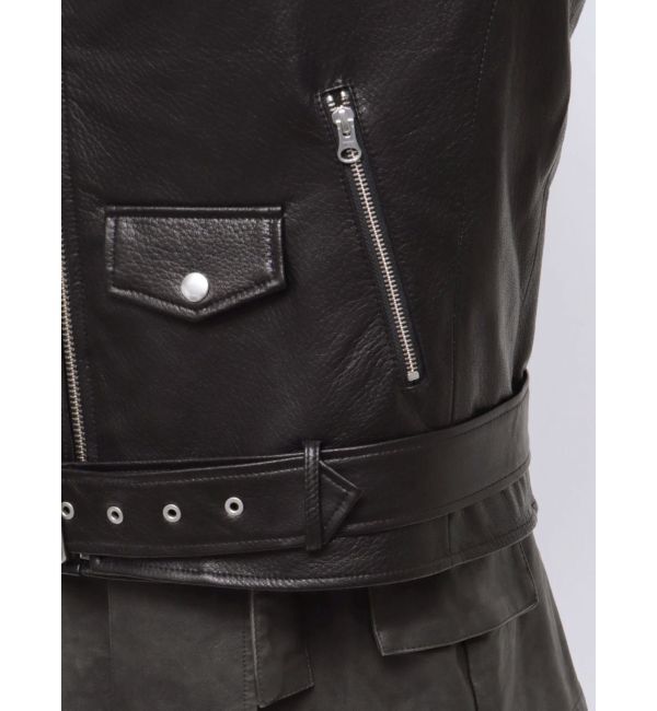 jouetie「【PosTokyo】Real leather riders」|ブルゾン・スタジャン|