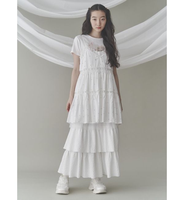 merry jenny「チュールドッキングティアードスカート」|スカート|