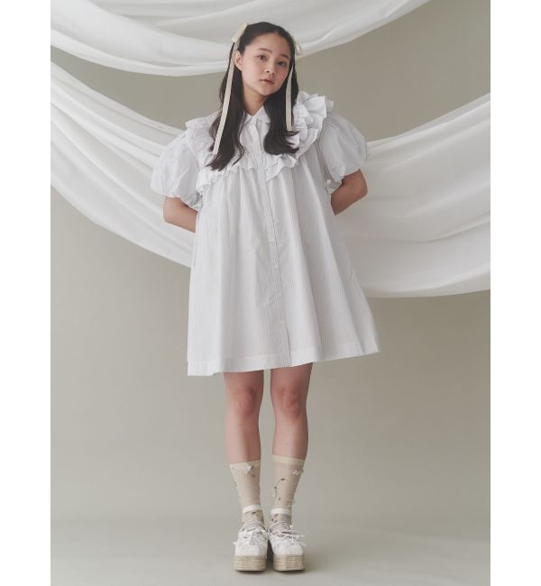 merry jenny「ribbon balletジュートウェッジサンダル」|サンダル|