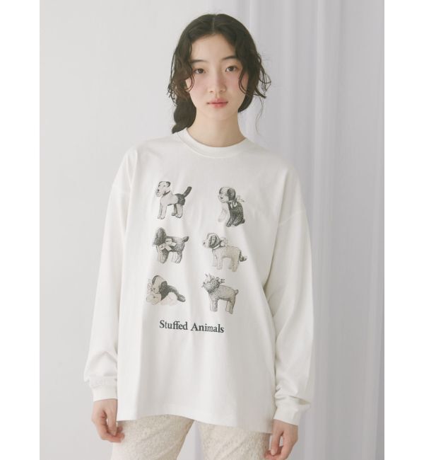 merry jenny「stuffed animalロンT」|Tシャツ・カットソー|