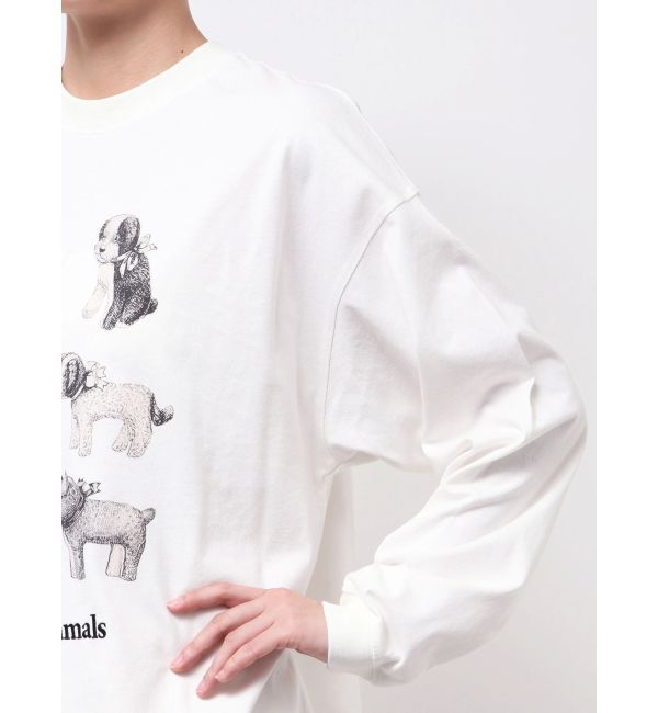 merry jenny「stuffed animalロンT」|Tシャツ・カットソー|