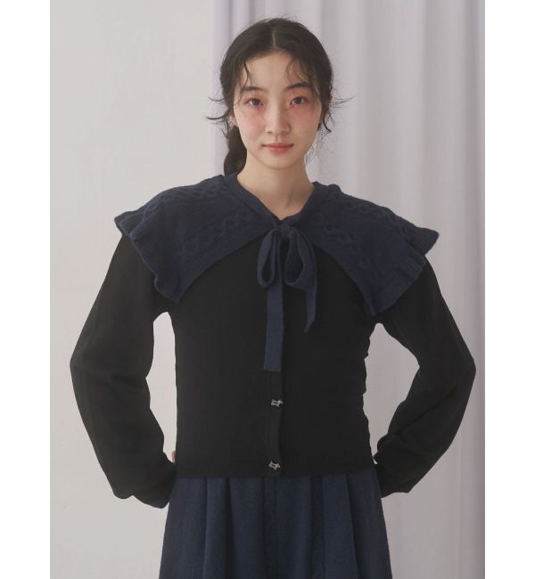 merry jenny「terrier button knit cardigan」|カーディガン|