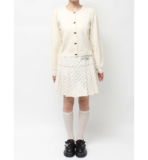 merry jenny「terrier button knit cardigan」|カーディガン|