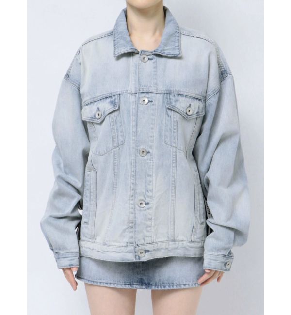 GYDA「UNDER SLEEVEラインデニムGジャン」|ブルゾン・スタジャン|