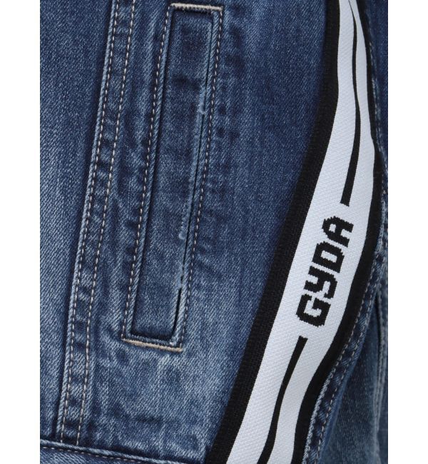 GYDA「UNDER SLEEVEラインデニムGジャン」|ブルゾン・スタジャン|