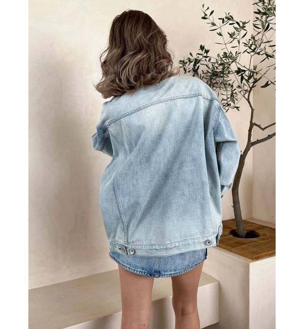 GYDA「UNDER SLEEVEラインデニムGジャン」|ブルゾン・スタジャン|