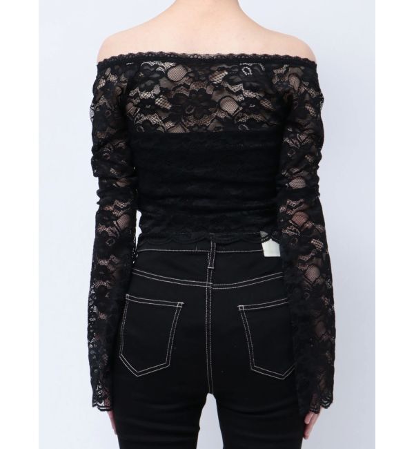 GYDA「2WAYレースTOPS」|Tシャツ・カットソー|