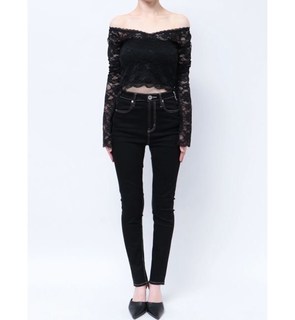 GYDA「2WAYレースTOPS」|Tシャツ・カットソー|