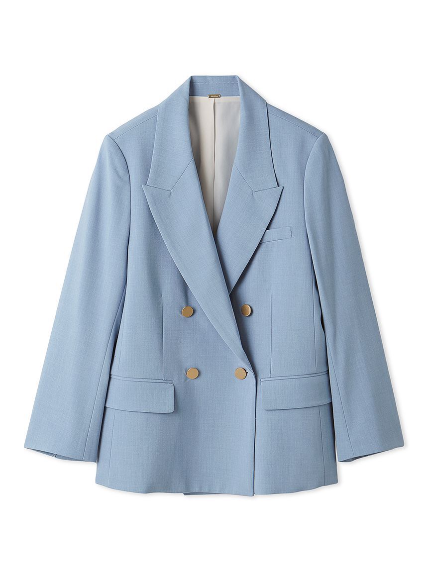 Mila Owen「金釦ダブルブレストブレザー」|テーラードジャケット|