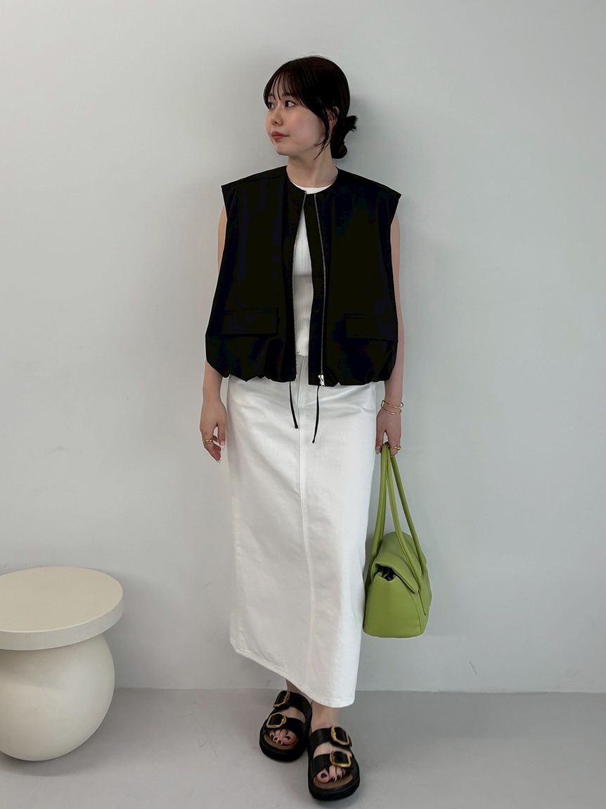 Mila Owen「後ベンツストレートマキシデニムスカート」|スカート|