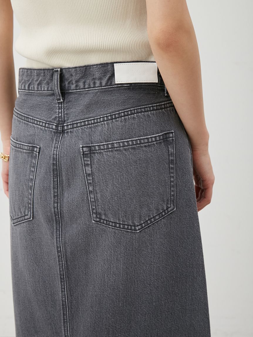 Mila Owen「後ベンツストレートマキシデニムスカート」|スカート|