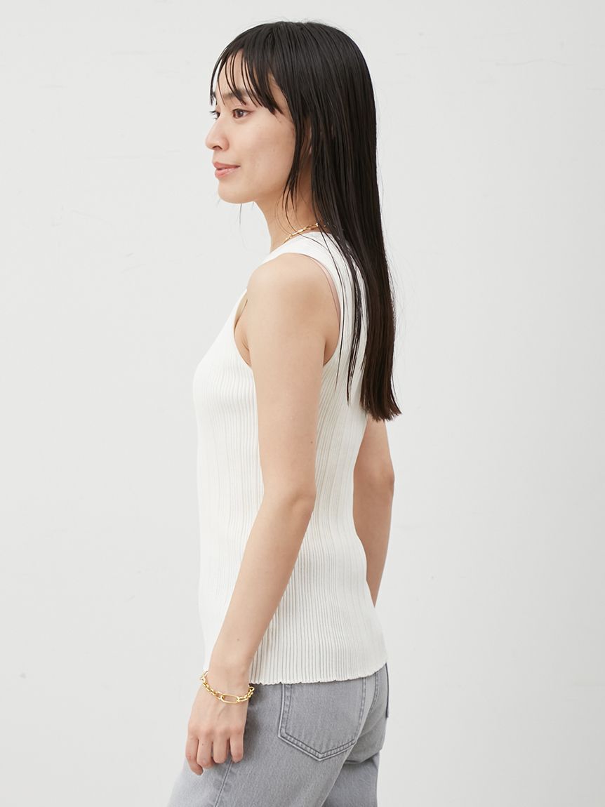 Mila Owen「【セットアップ対応】シアーリブアンサンブルアメスリニット」|ニット・セーター|