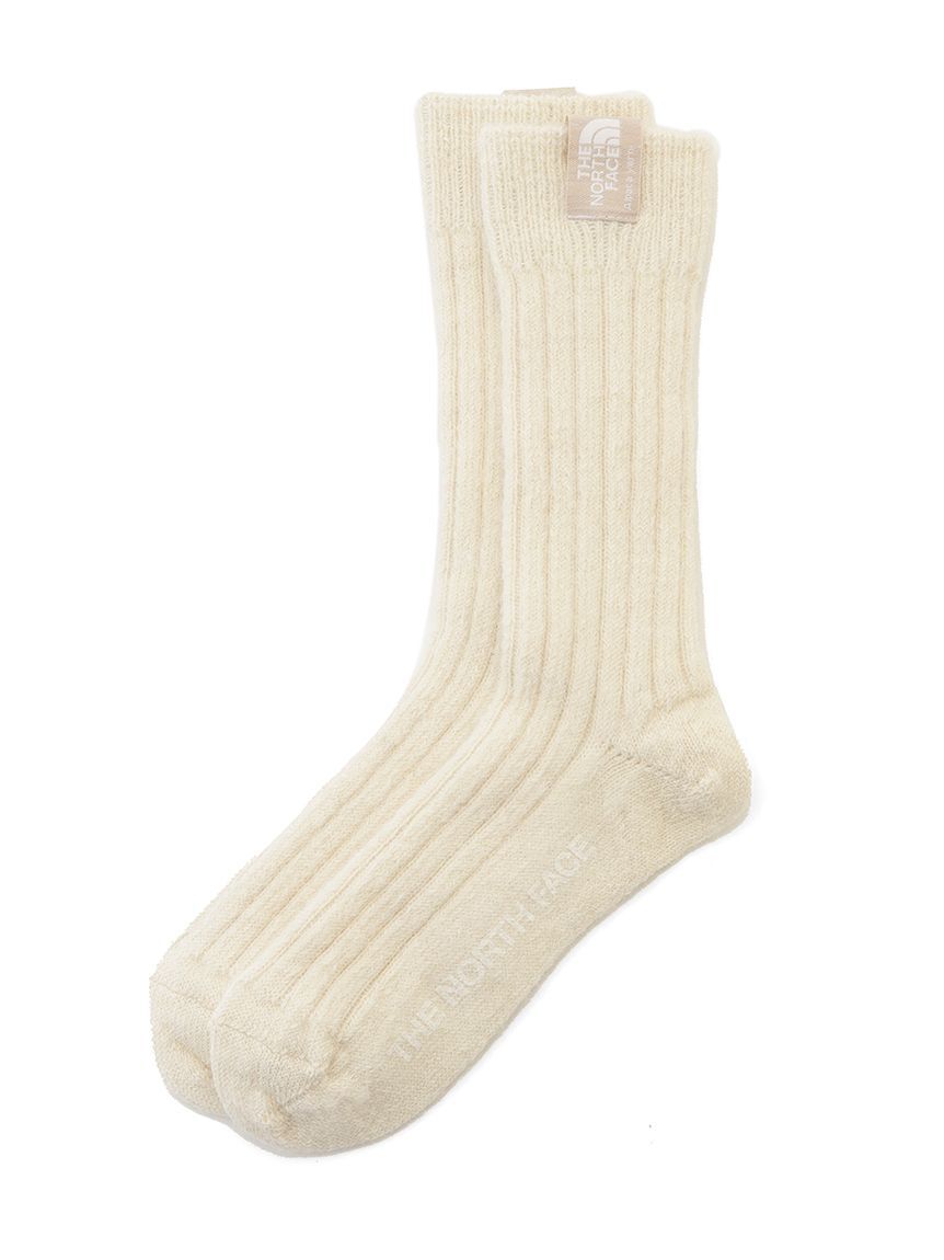 THE NORTH FACE「【THE NORTH FACE】NaturallyAlpacaCrew」|ソックス|WHT