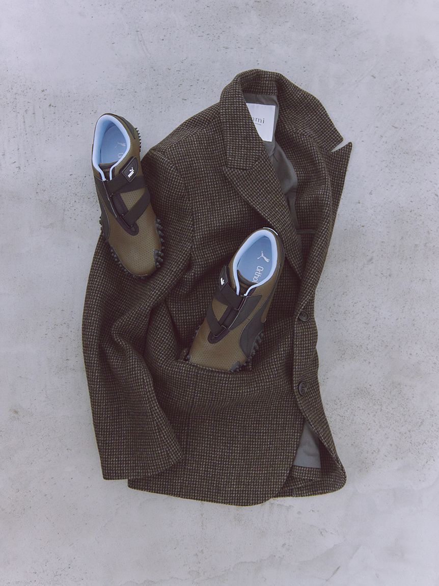 emmi atelier「ウールチェックジャケット」|テーラードジャケット|