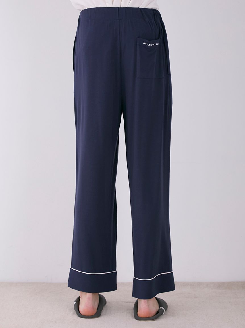 GELATO PIQUE HOMME「【HOMME】パイピングロングパンツ」|ルームウェア|