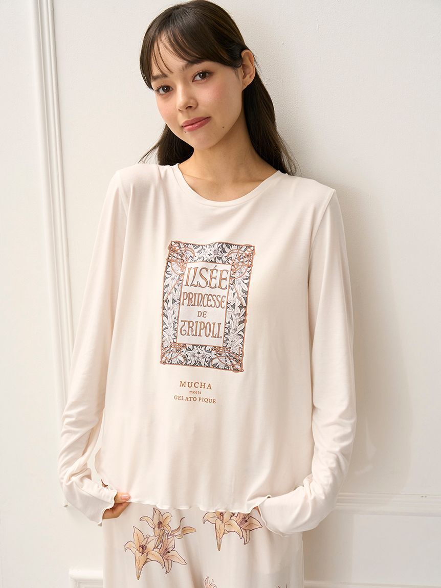 gelato pique「【MUCHA】ワンポイントロンT」|ルームウェア|
