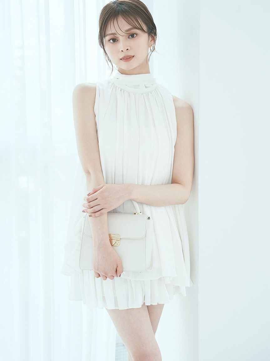 SNIDEL「アメスリギャザーブラウスセット」|ワンピース|