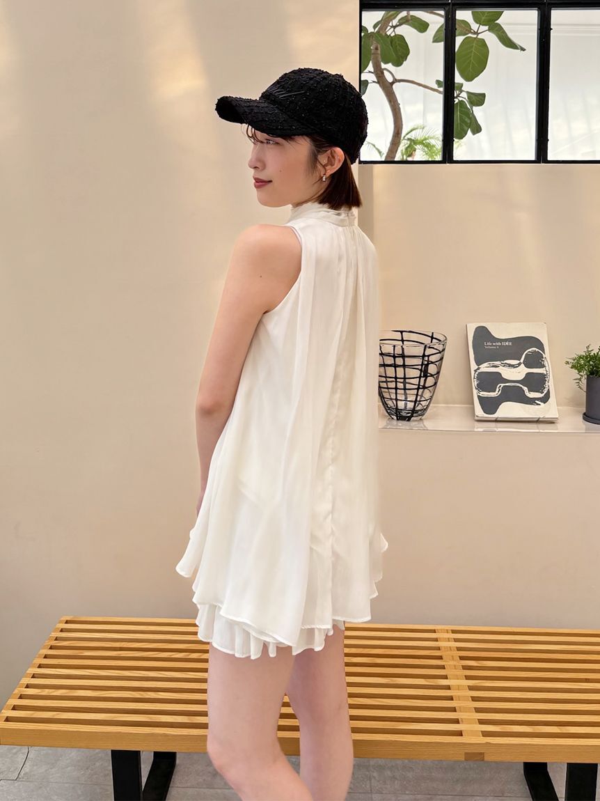 SNIDEL「アメスリギャザーブラウスセット」|ワンピース|