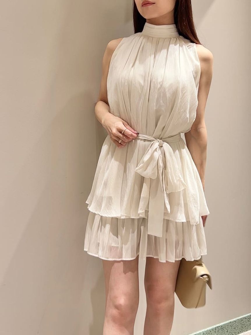 SNIDEL「アメスリギャザーブラウスセット」|ワンピース|