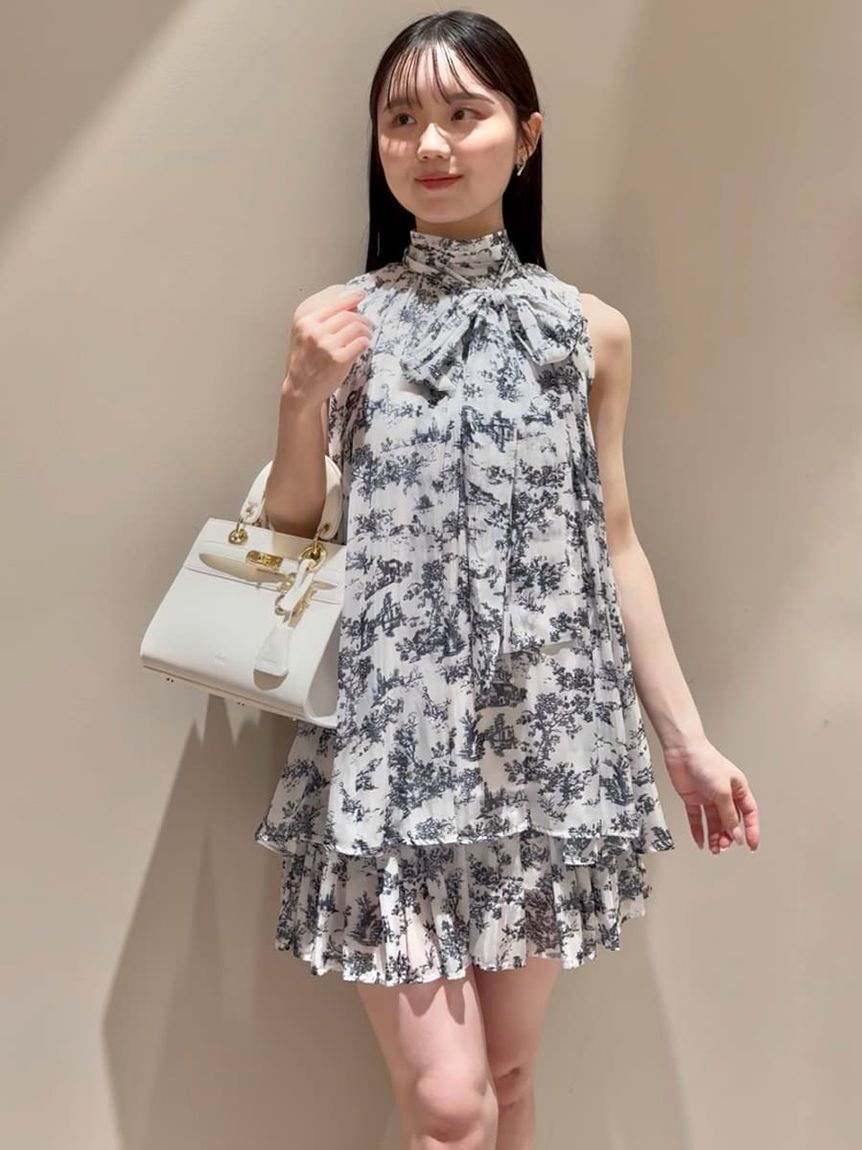 SNIDEL「アメスリギャザーブラウスセット」|ワンピース|