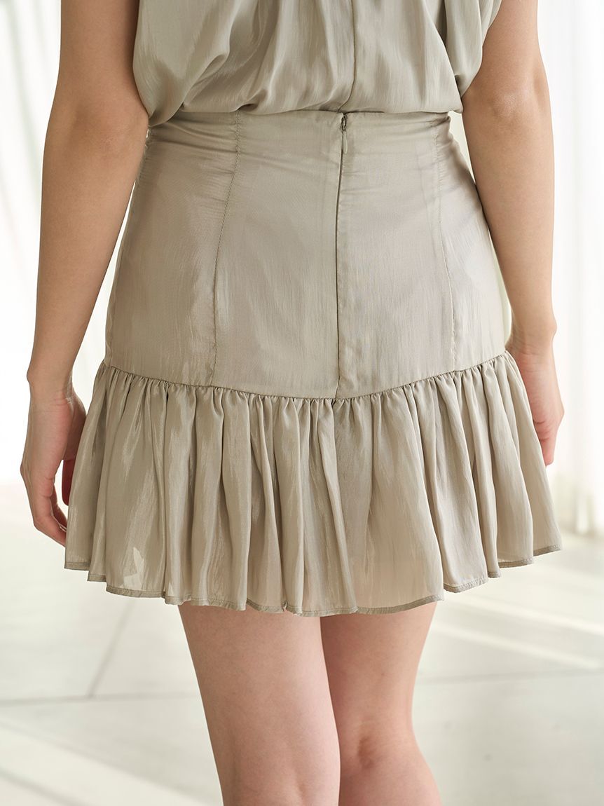 SNIDEL「アメスリギャザーブラウスセット」|ワンピース|