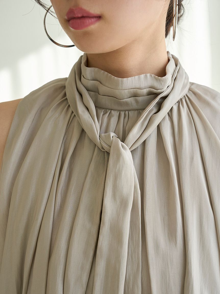 SNIDEL「アメスリギャザーブラウスセット」|ワンピース|