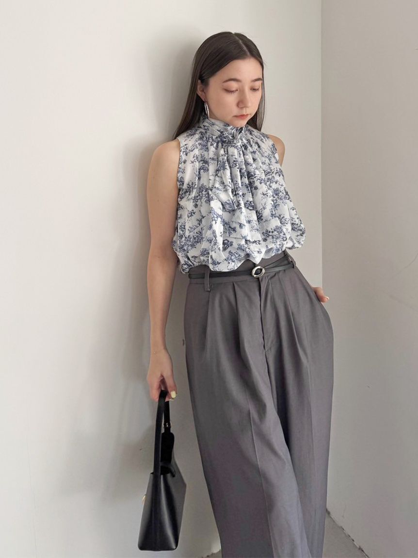 SNIDEL「アメスリギャザーブラウスセット」|ワンピース|