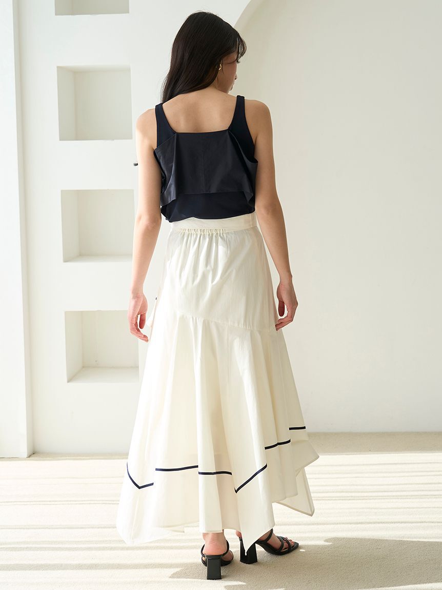 SNIDEL「リボンディテールカットプルオーバー」|Tシャツ・カットソー|