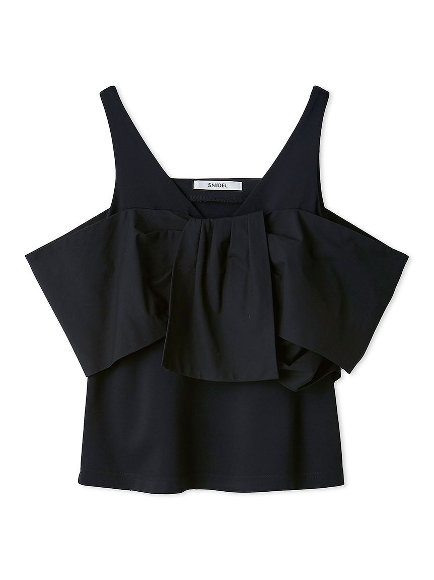 SNIDEL「リボンディテールカットプルオーバー」|Tシャツ・カットソー|