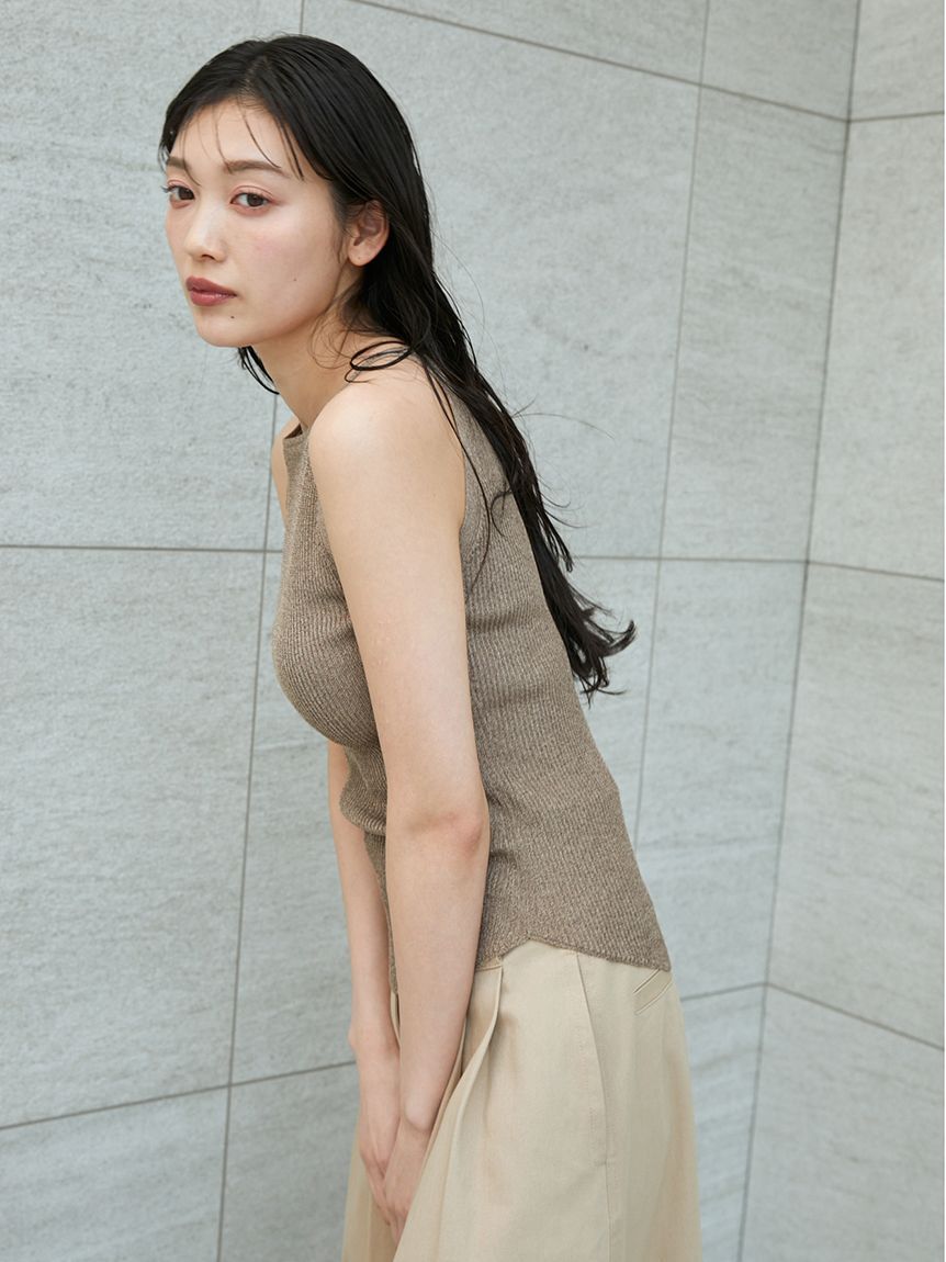 SNIDEL「カップインキャミニットプルオーバー」|ニット・セーター|