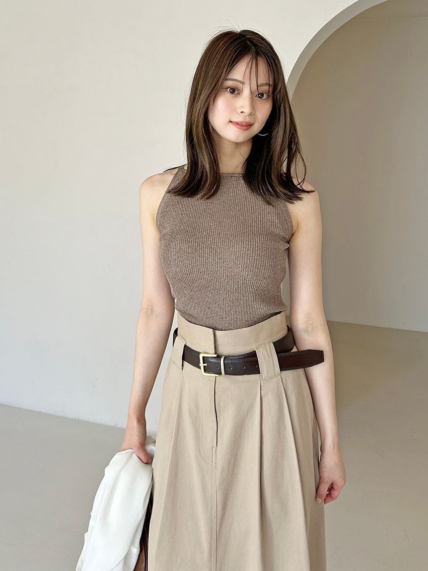 SNIDEL「カップインキャミニットプルオーバー」|ニット・セーター|BRZ