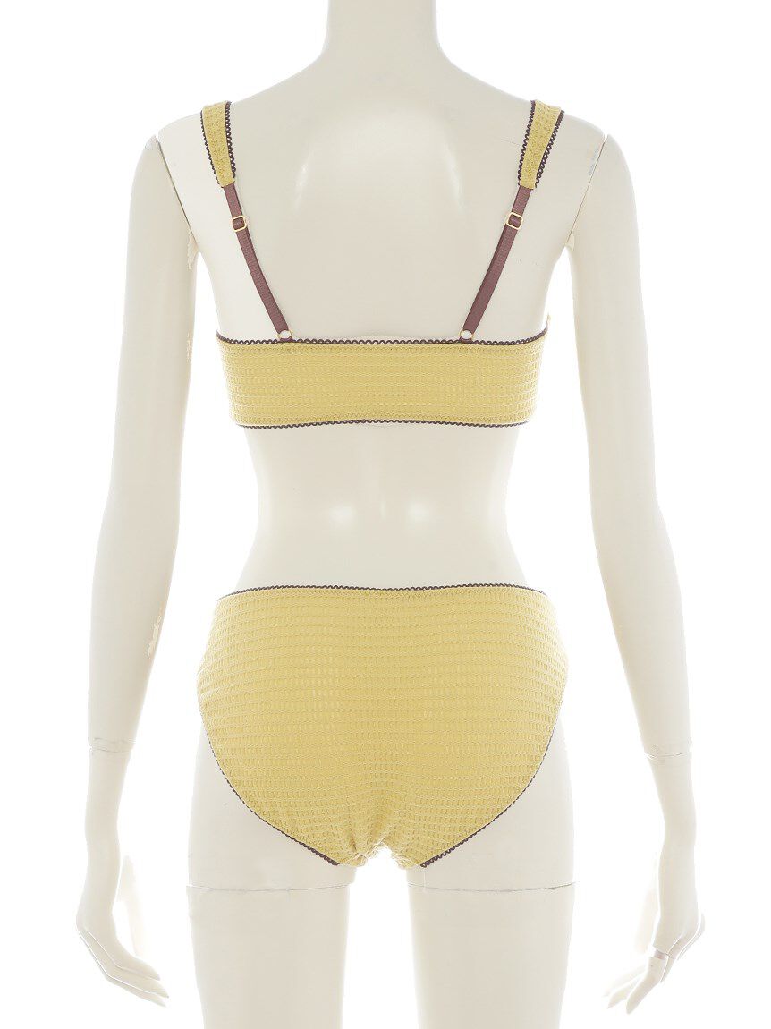 LILY BROWN Lingerie「【LILY BROWN Lingerie】フラッフィーワッフル ノンワイヤーブラ・ショーツセット」|インナー|