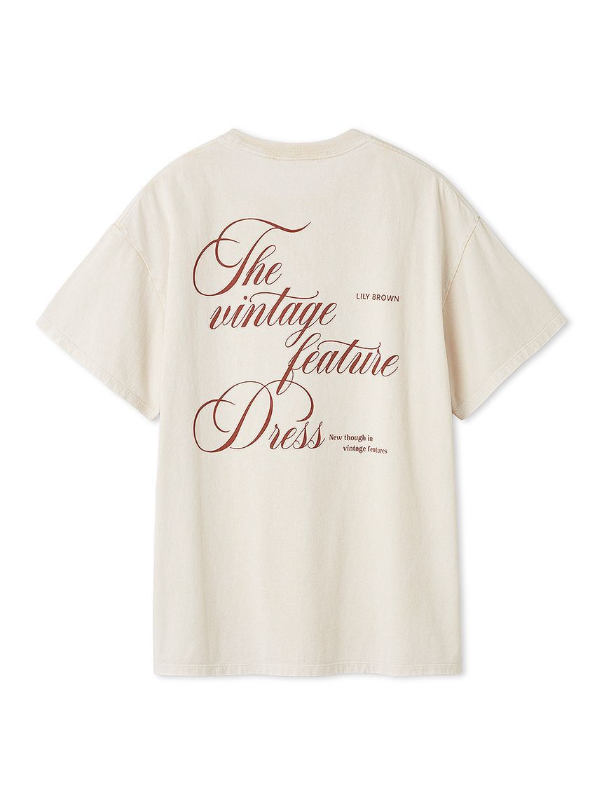 LILY BROWN「【限定カラー】バックプリントオーバーTシャツ」|Tシャツ・カットソー|