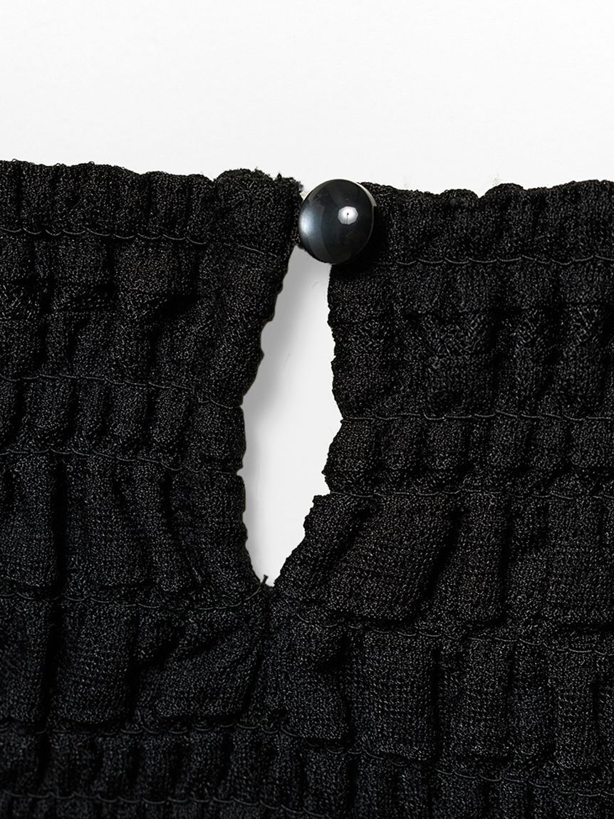 LILY BROWN「シャーリングフリルトップス」|Tシャツ・カットソー|