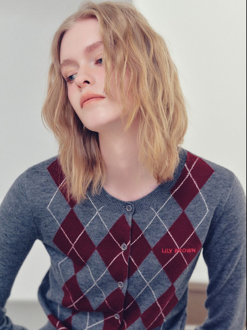 LILY BROWN「ワンポイントニットポロシャツ」|ポロシャツ|