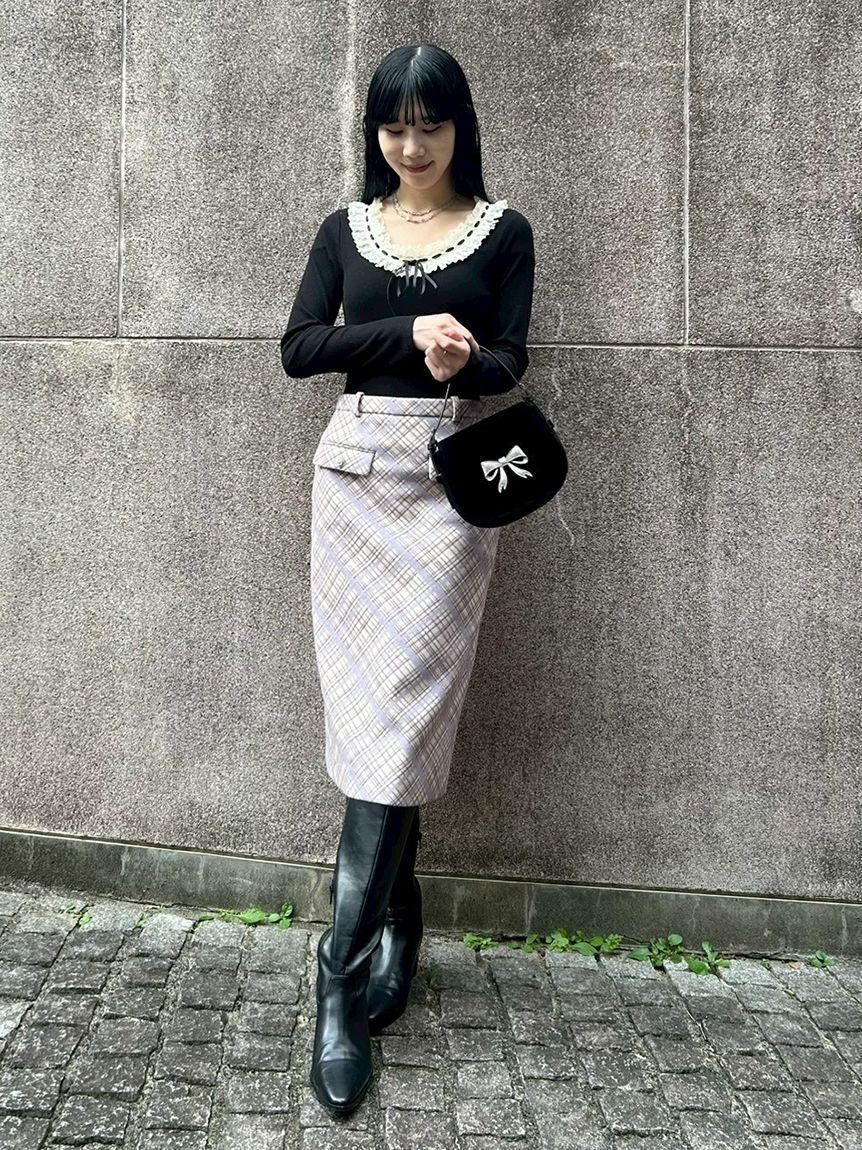 LILY BROWN Lingerie「【LILY BROWN Lingerie】フリルレースボディスーツ(Hearts2Hearts着用)」|Tシャツ・カットソー|