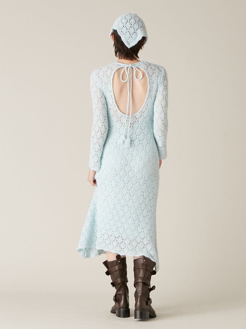 LILY BROWN「スノーニットバブーシュカ(Hearts2Hearts着用)」|ヘアバンド|