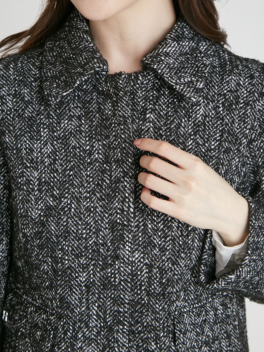 CELFORD「ステンカラーショートジャケット」|テーラードジャケット|